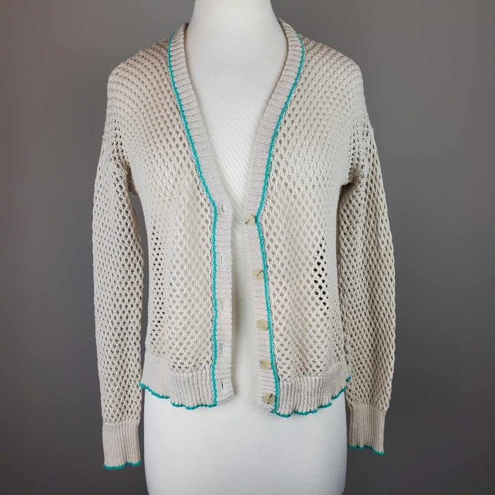 BCBG Open Knit Cardigan sz XS